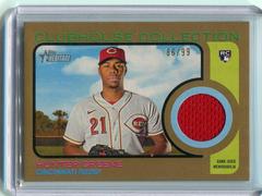 Hunter Greene [Gold] Baseball Cards 2022 Topps Heritage Clubhouse Collection Relics Prices