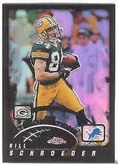 Bill Schroeder [Black Refractor] #88 Football Cards 2002 Topps Chrome Prices