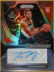 Kris Murray [Silver Prizm] #11 Basketball Cards 2023 Panini Prizm Rookie Signature Prices