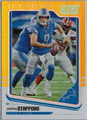 Matthew Stafford [Gold Zone] #104 Football Cards 2018 Score Prices