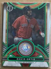 David Ortiz [Green] #SOA-DO Baseball Cards 2023 Topps Tribute Stamp of Approval Relics Prices