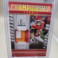 Tyreek Hill [Gold] #CF-9 Football Cards 2023 Panini Absolute Championship Fabric Prices