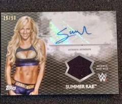 Summer Rae #UAR-SRA Wrestling Cards 2015 Topps WWE Undisputed Autograph Relics Prices