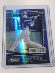 Bobby Witt Jr. [Spectrum Blue] #P-10 Baseball Cards 2021 Panini Absolute Prospects Prices