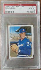 Phil Niekro #31 Baseball Cards 1984 O Pee Chee Stickers Prices