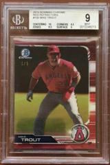 Mike Trout [Red Refractor] Baseball Cards 2019 Bowman Chrome Prices