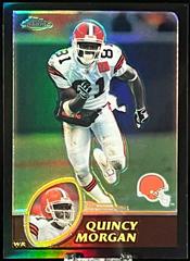 Quincy Morgan [Black Refractor] Football Cards 2003 Topps Chrome Prices
