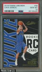 Luka Doncic #58 Basketball Cards 2018 Panini Absolute Memorabilia Prices