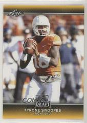 Tyrone Swoopes [Gold] Football Cards 2017 Leaf Draft Prices