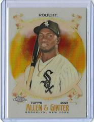 Luis Robert [Gold Refractor] #143 Baseball Cards 2021 Topps Allen & Ginter Chrome Prices