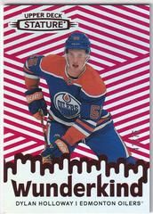 Dylan Holloway [Red] Hockey Cards 2022 Upper Deck Stature Wunderkind Prices