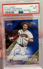 Dansby Swanson [Blue Wave Refractor] #FA-DS Baseball Cards 2017 Topps Finest Autographs Prices