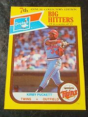 Kirby Puckett [Hand Cut] Baseball Cards 1987 Drake's Prices
