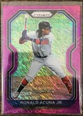 Ronald Acuna Jr. [Purple Shimmer] Baseball Cards 2021 Panini Prizm Prices