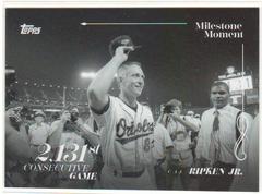 Cal Ripken Jr. #MM-9 Baseball Cards 2022 Topps Black and White Milestone Moment Prices