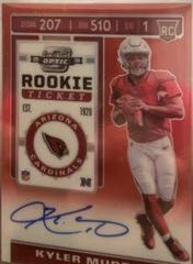 Kyler Murray [Autograph Red] #126 Football Cards 2019 Panini Contenders Optic Prices