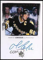 Mario Lemieux #UDA-ML Hockey Cards 2022 SP Authentic UD Autographs Prices