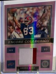 Andre Reed [Pearl] #EC-2 Football Cards 2022 Panini Encased Encore Collection Prices