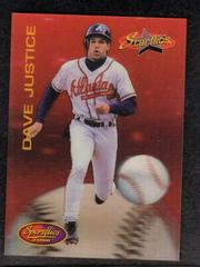 Dave Justice #192 Baseball Cards 1994 Sportflics 2000 Prices