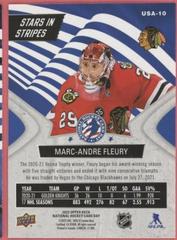 Marc-Andre Fleury Hockey Cards 2022 Upper Deck National Hockey Card Day USA Prices
