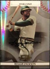 Reggie Jackson [Autograph Gold] Baseball Cards 2008 Donruss Threads Prices