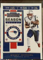 Sony Michel #10 Football Cards 2019 Panini Contenders Prices
