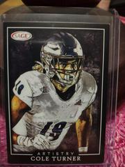 Cole Turner #40 Football Cards 2022 Sage Artistry Prices