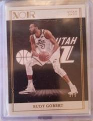 Rudy Gobert [Holo Gold] #4 Basketball Cards 2020 Panini Noir Prices