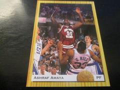 Ashraf Amaya Basketball Cards 1993 Classic Prices