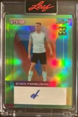 Evan Ferguson [Green] Soccer Cards 2022 Leaf Vivid Autographs Prices