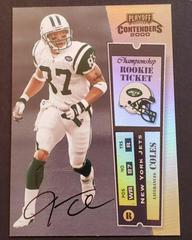 Laveranues Coles [Championship Ticket Autograph] Football Cards 2000 Playoff Contenders Prices