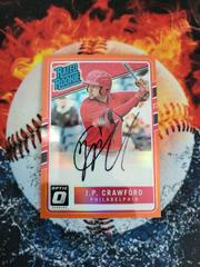 J.P. Crawford [Orange] Baseball Cards 2017 Panini Donruss Optic Rated Rookie Signatures Prices