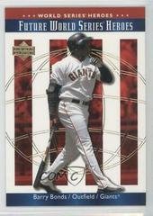 Barry Bonds #151 Baseball Cards 2002 Upper Deck World Series Heroes Prices