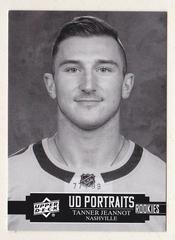 Tanner Jeannot [Black & White] Hockey Cards 2021 Upper Deck UD Portraits Prices