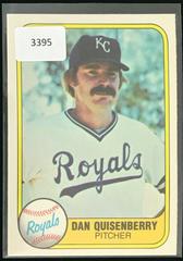 Dan Quisenberry #31 Baseball Cards 1981 Fleer Prices