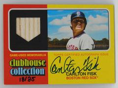 Carlton Fisk #CCAR-CF Baseball Cards 2024 Topps Heritage Clubhouse Collection Autograph Relic Prices
