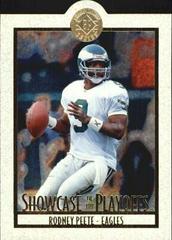 Rodney Peete [Die Cut] #PS4 Football Cards 1995 SP Championship Playoff Showcase Prices
