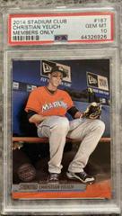 Christian Yelich [Members Only] #187 Baseball Cards 2014 Stadium Club Prices