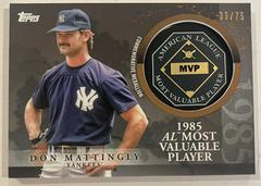 Don Mattingly [Gold] #MVP-DMA Baseball Cards 2023 Topps Update MVP Medallion Prices