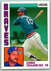 Chris Chambliss Baseball Cards 1984 O Pee Chee Prices