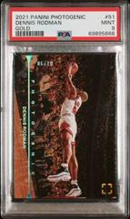 Dennis Rodman [Gold] Basketball Cards 2021 Panini PhotoGenic Prices