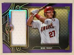 Mike Trout [Amethyst] #SJR1-MT2 Baseball Cards 2022 Topps Triple Threads Single Jumbo Relics Prices