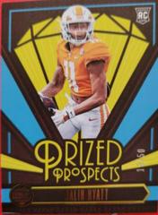 Jalin Hyatt [Blue] #PP-9 Football Cards 2023 Panini Legacy Prized Prospects Prices
