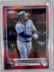 Vladimir Guerrero Jr. [Red] #2 Baseball Cards 2022 Topps Chrome Black Prices