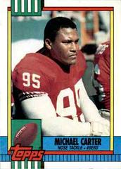 Michael Carter Football Cards 1990 Topps Prices