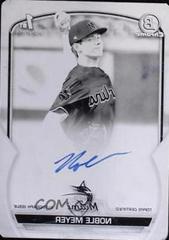 Noble Meyer [Black] #CDA-NME Baseball Cards 2023 Bowman Draft Chrome Prospect Autographs Prices