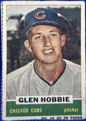 Glen Hobbie [Hand Cut] #32 Baseball Cards 1960 Bazooka Prices