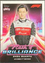 Zhou Guanyu [] #FOB-GZ Racing Cards 2022 Topps Formula 1 Flash of Brilliance Prices