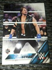 AJ Styles Wrestling Cards 2016 Topps WWE Then Now Forever Prices