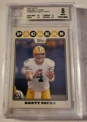 Brett Favre Football Cards 2008 Topps Prices